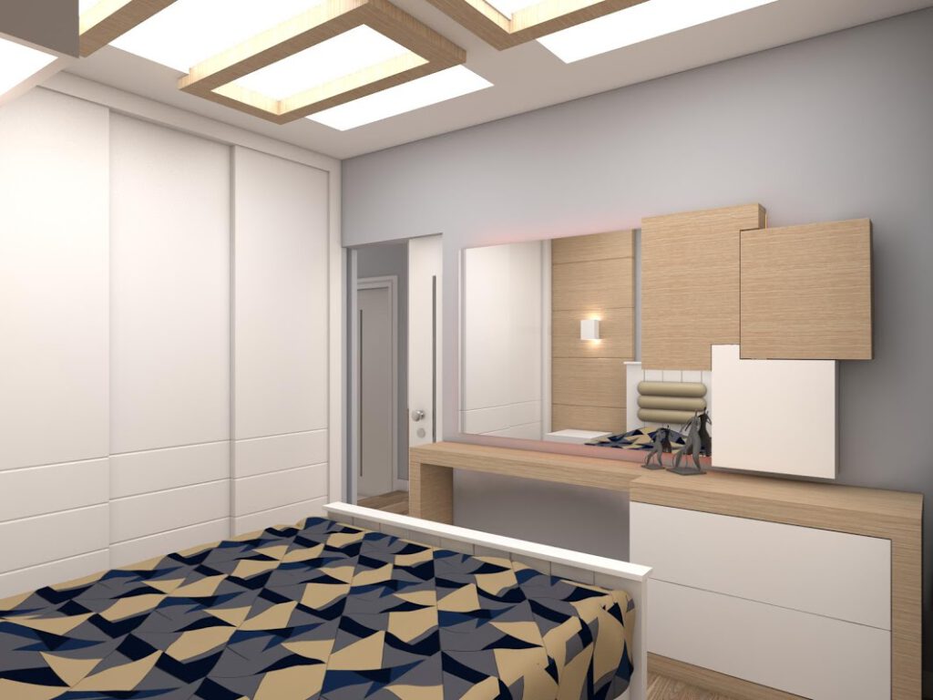 Küçük Alan Depolama Çözümleri, Modüler Mobilya Tasarımı, 1+1 Daire Yerleşim Planı