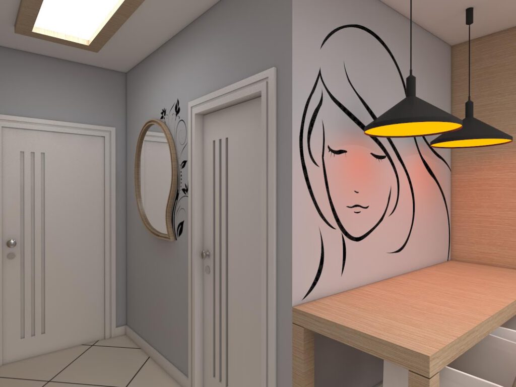 Küçük Alan Depolama Çözümleri, Modüler Mobilya Tasarımı, 1+1 Daire Yerleşim Planı